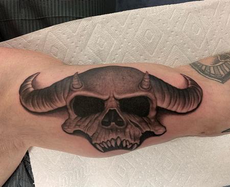 tattoos/ - Danzig Skull Tattoo - 143763